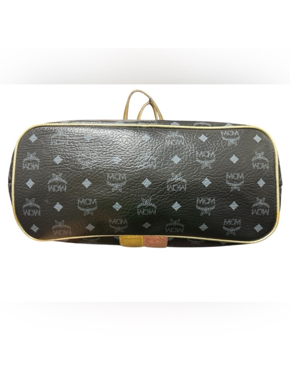 MCM Princess Lion Shopper Monogram Tote - Picture 12 of 14